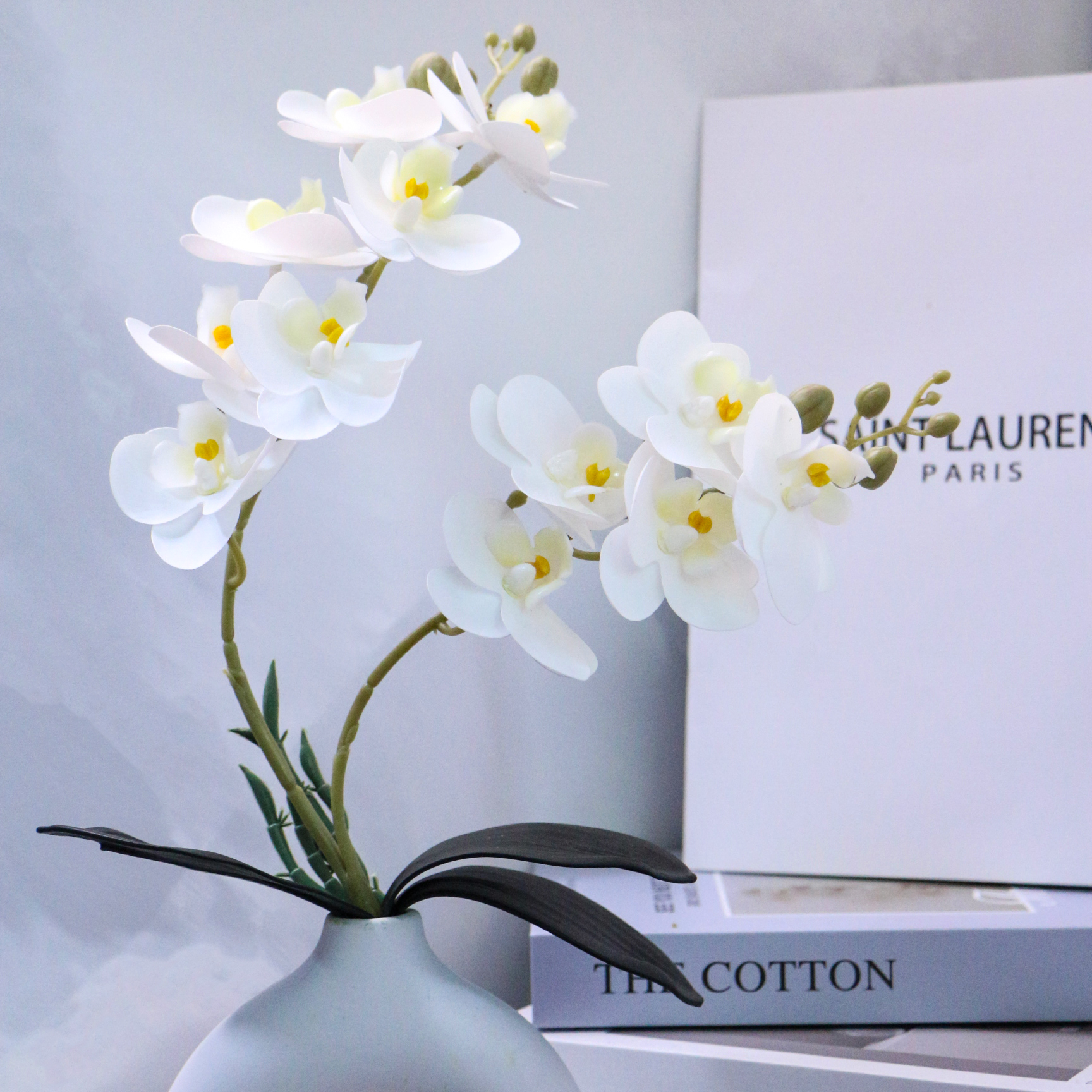 12 head phalaenopsis artificial flower home bedroom decoration phalaenopsis 12 head phalaenopsis artificial flower home bedroom decoration phalaenopsis