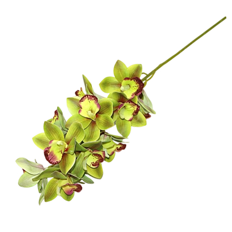 80cm,10 head artificial cymbidium 80cm,10 head artificial cymbidium