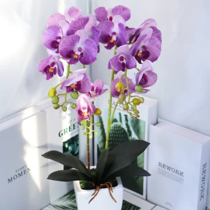 24 head phalaenopsis artificial flower home bedroom decoration
