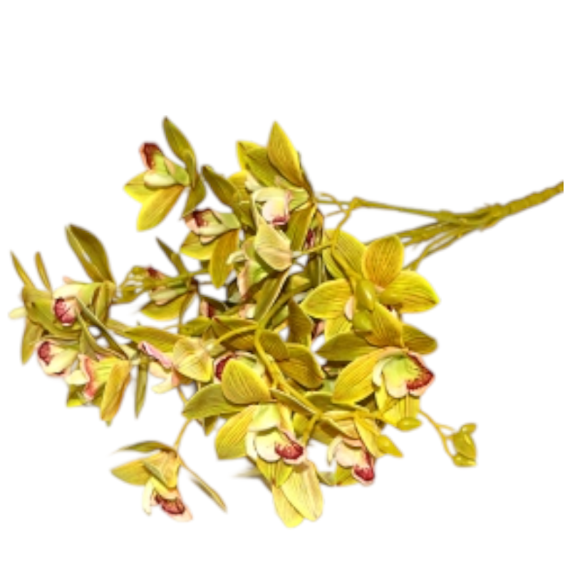 51 centimeters, 5 forks, 15 simulated orchids bouquet 51 centimeters, 5 forks, 15 simulated orchids bouquet